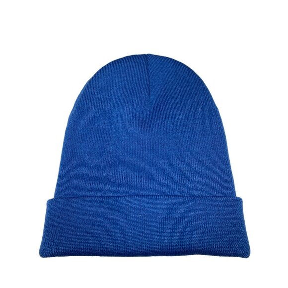 Yea.Nice Legend Knit Ocean Yale Blue Folded Beanie Hat Cap Winter Wear Warm Ski - Picture 3 of 3